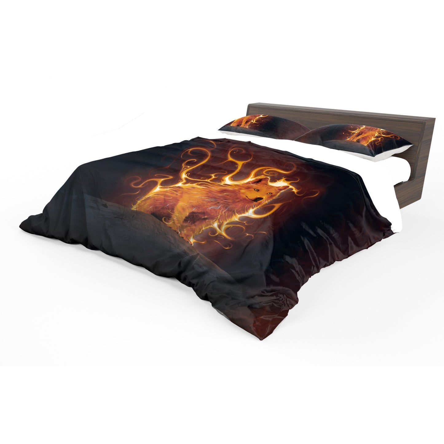 Phoenix Wolf Duvet Cover Set By Vincent Hie
