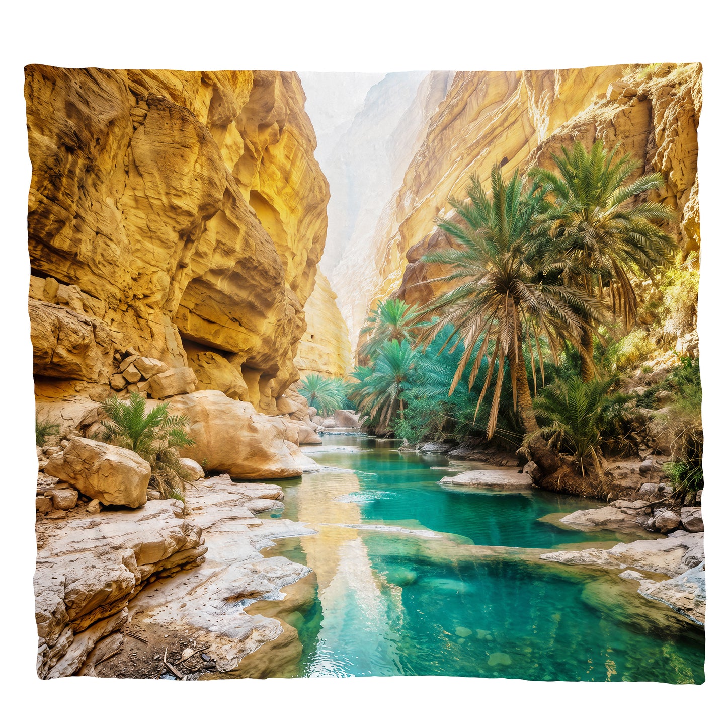 Piece of Paradise Light Weight Fleece Blanket