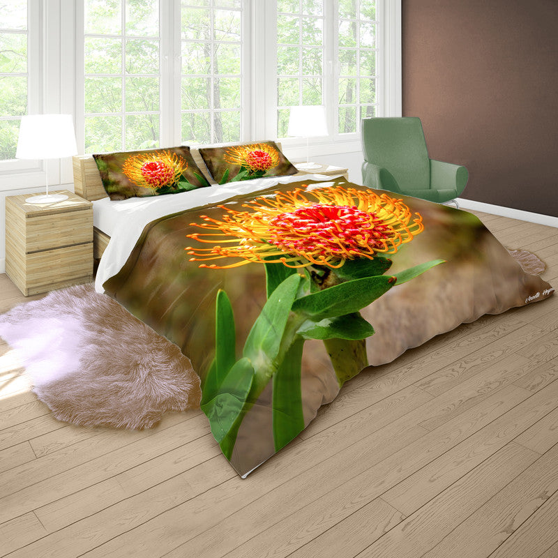 Pincushion Protea Duvet Cover Set by Annette Heymans