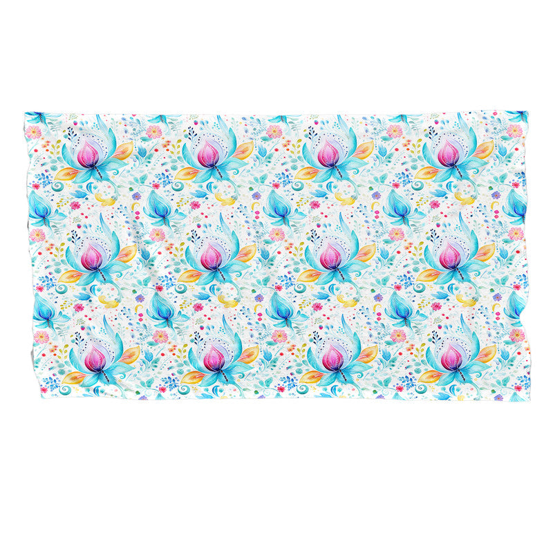 Pink Buds Light Bed Throw