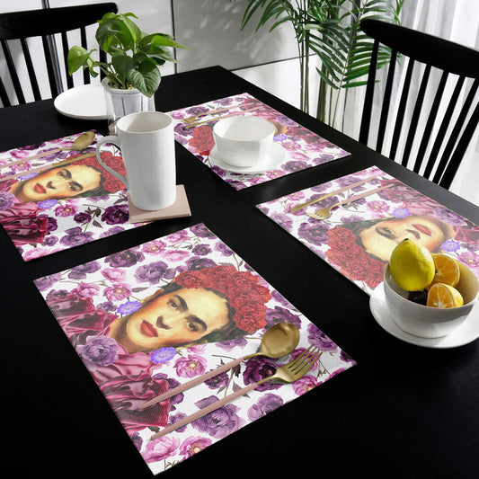 Pink Floral Freda Placemats By Mark Van Vuuren