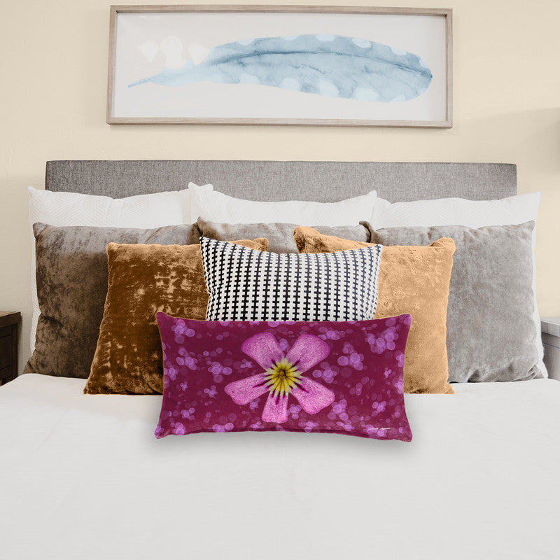 Pink Phlox Oblong Luxury Scatter by Annette Heymans