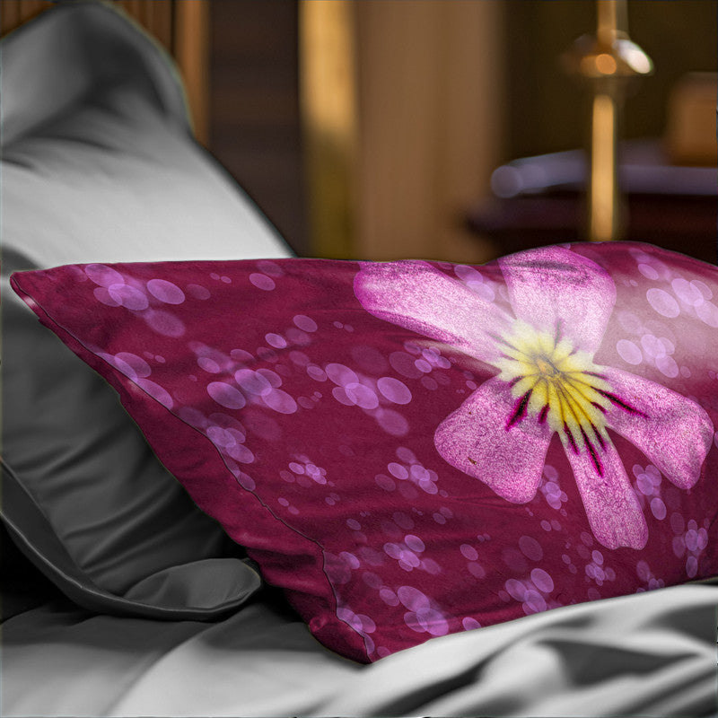 Pink Phlox Oblong Luxury Scatter by Annette Heymans