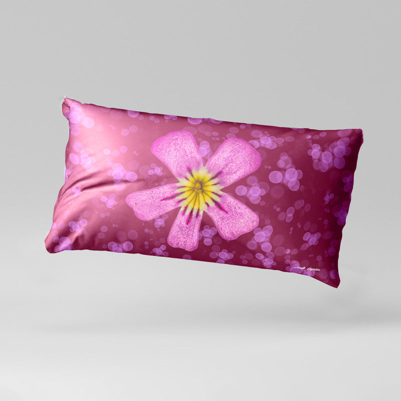 Pink Phlox Oblong Luxury Scatter by Annette Heymans