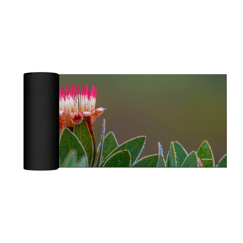 Pink Protea Large Desk Pad by Annette Heymans