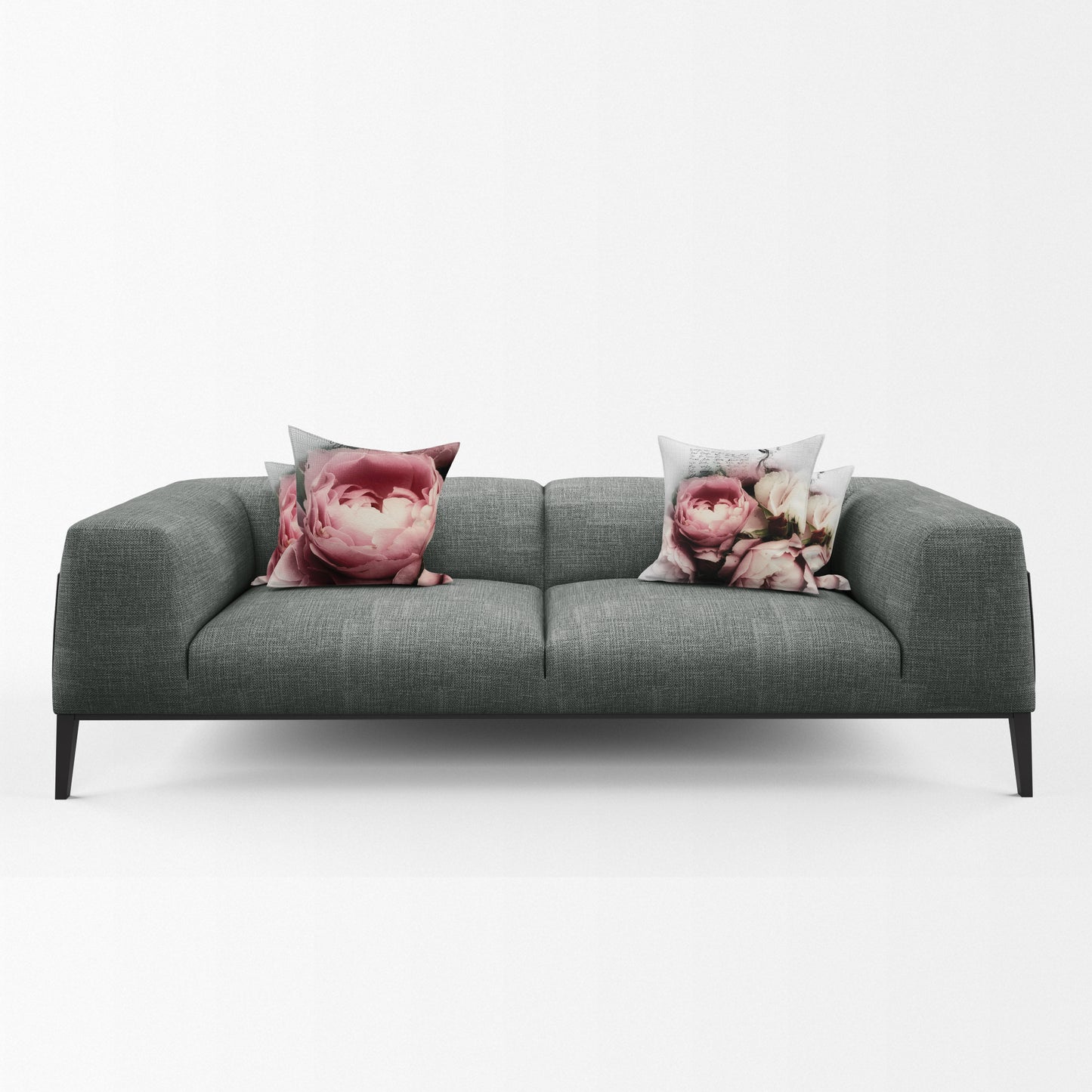 Pink Peonies Luxury Scatter Covers (Set of 4)