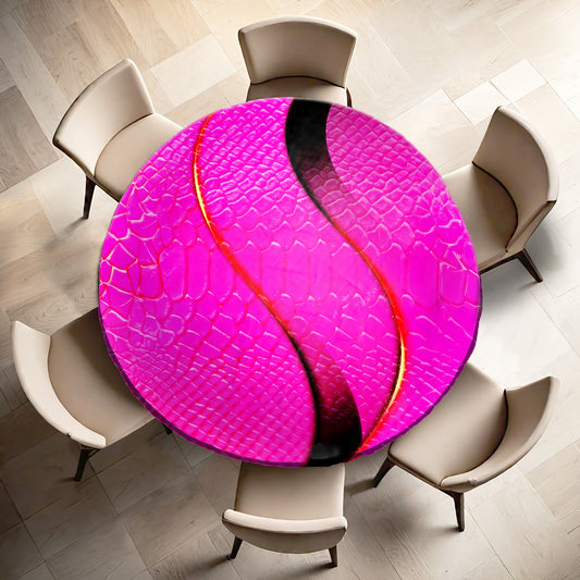 Pink & Fabulous Round Tablecloth