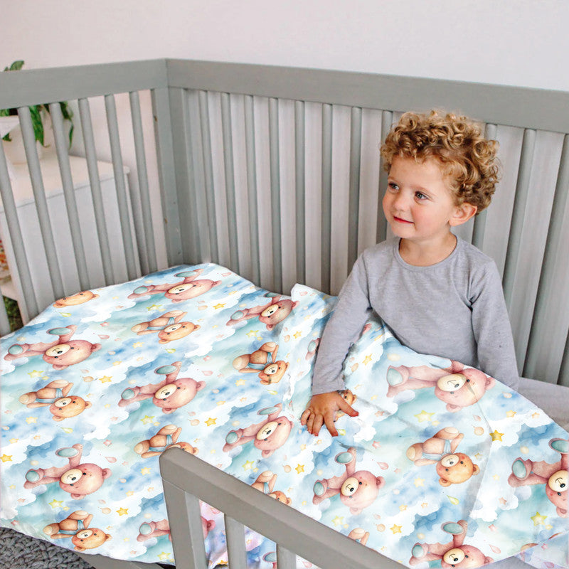 Playing In The Clouds Cot Set