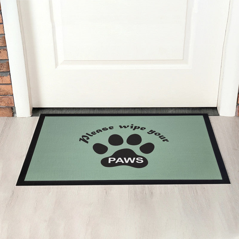 Please Wipe Your Paws Door Mat