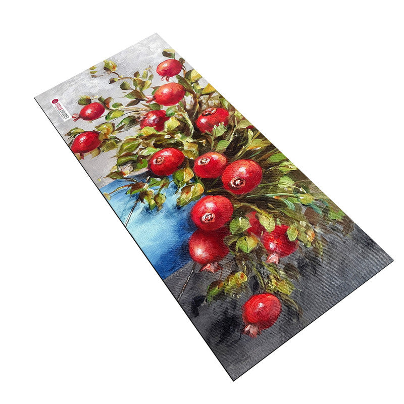 Pomegranate Bloom Desk Pad by Stella Bruwer