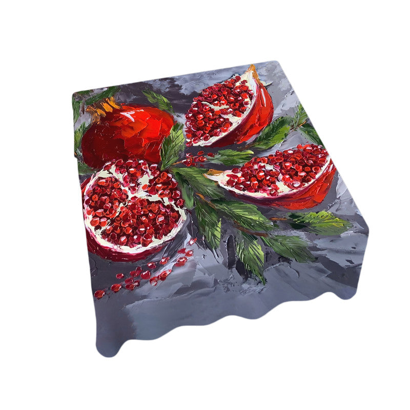 Pomegranate Pot Square Tablecloth By Juanette Menderoi