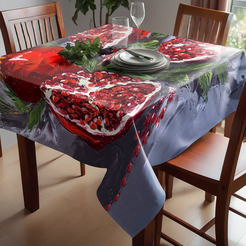 Pomegranate Pot Square Tablecloth By Juanette Menderoi