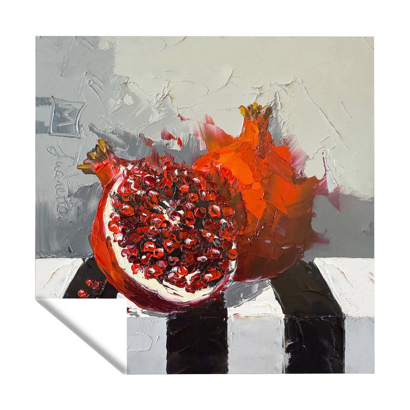 Pomegranate Square Tablecloth by Juanette Menderoi