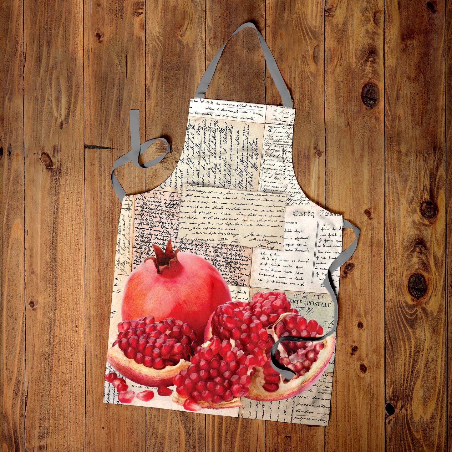 Pomegranate Medium Length Apron