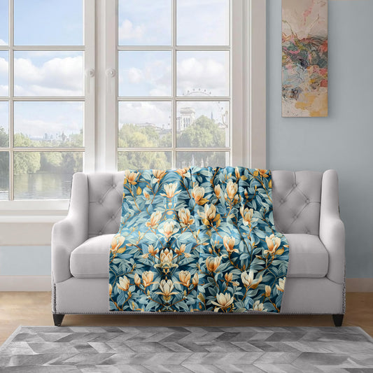 Pond Meeting Light Weight Fleece Blanket