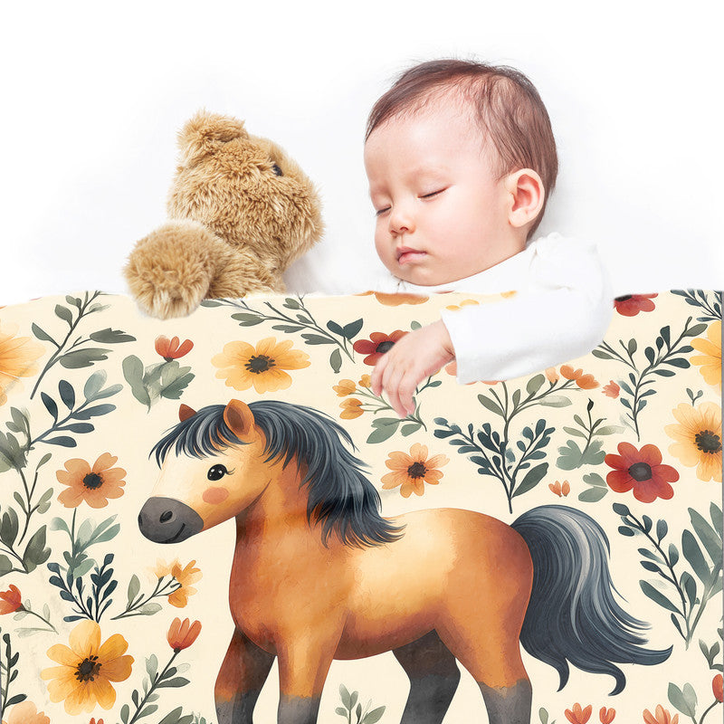 Pony Minky Blanket by Wikus Schalkwyk