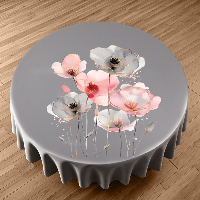 Poppies Round Tablecloth