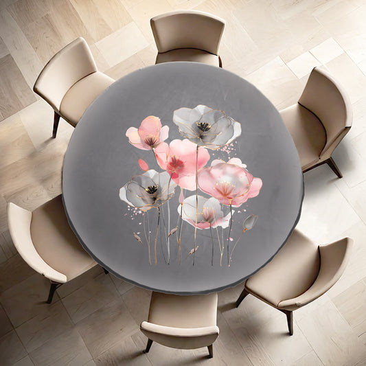 Poppies Round Tablecloth