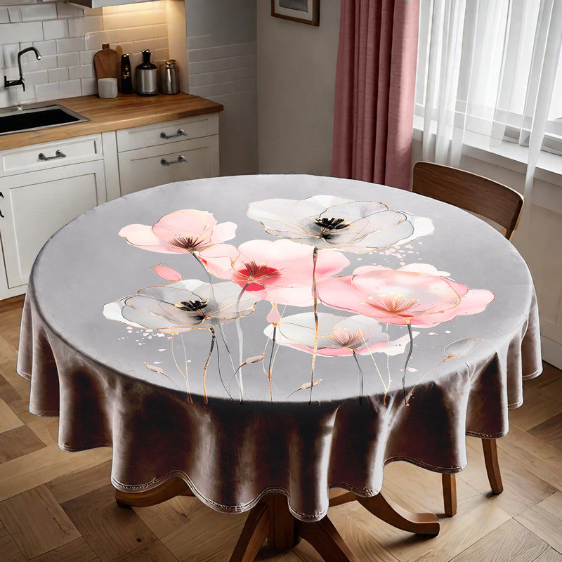 Poppies Round Tablecloth