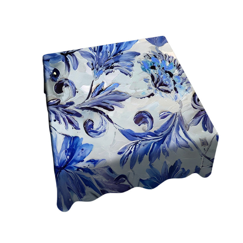 Porcelain Dreams Square Tablecloth by Juanette Menderoi