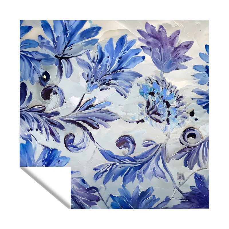 Porcelain Dreams Square Tablecloth by Juanette Menderoi