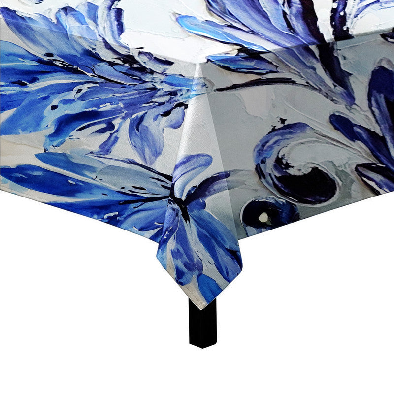 Porcelain Dreams Square Tablecloth by Juanette Menderoi