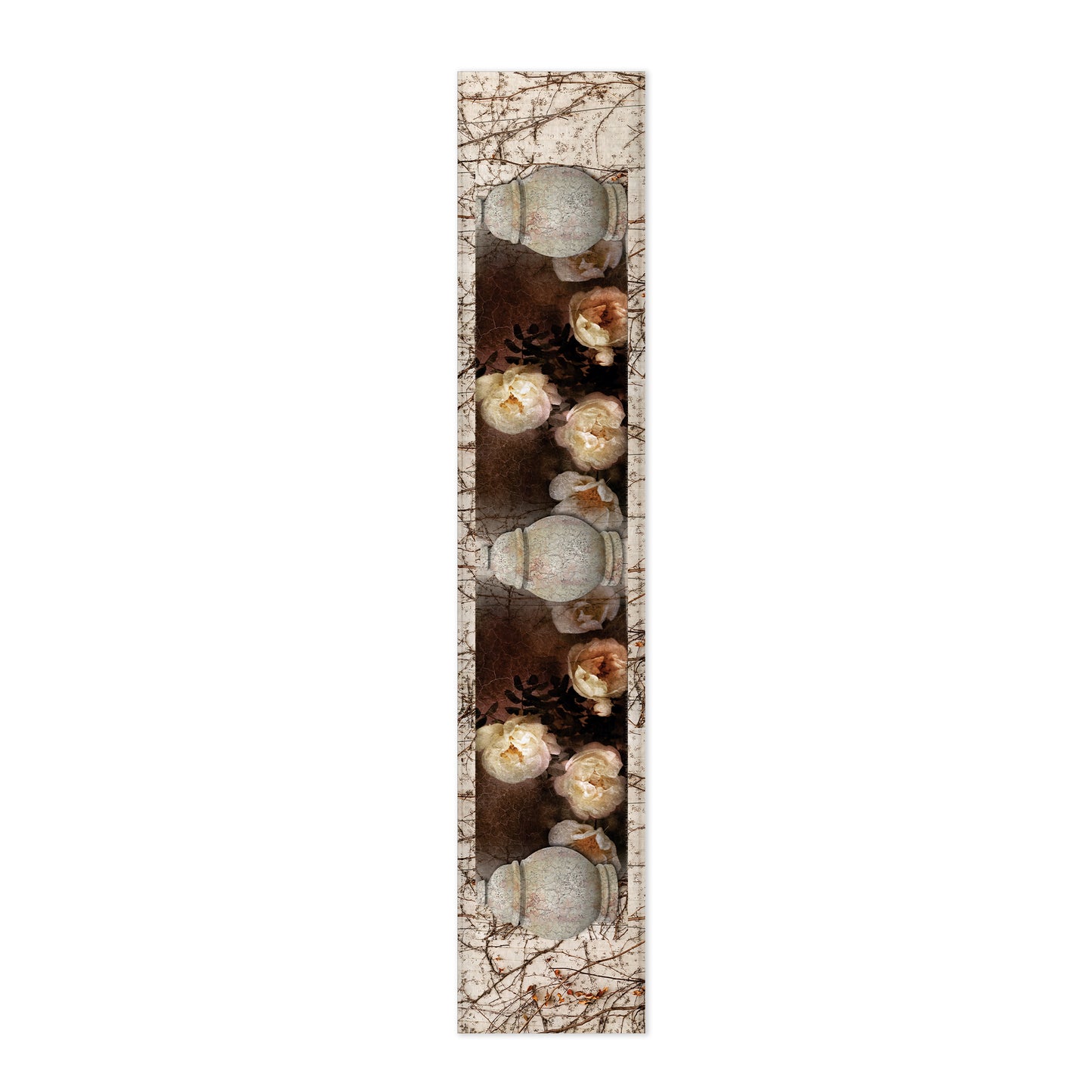 Pottery and Roses Table Runner