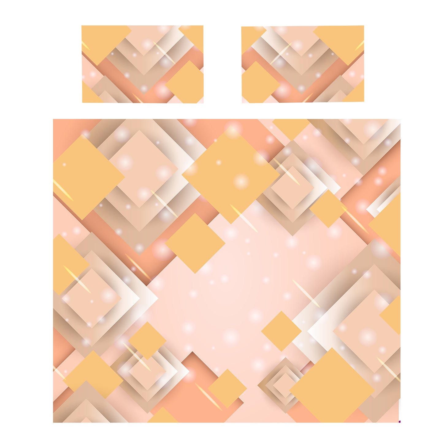 Powdered Prism Duvet Cover Set