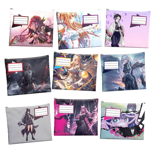 Powerfull Anime Girls Subject Savvy Book Bags Set Of 9