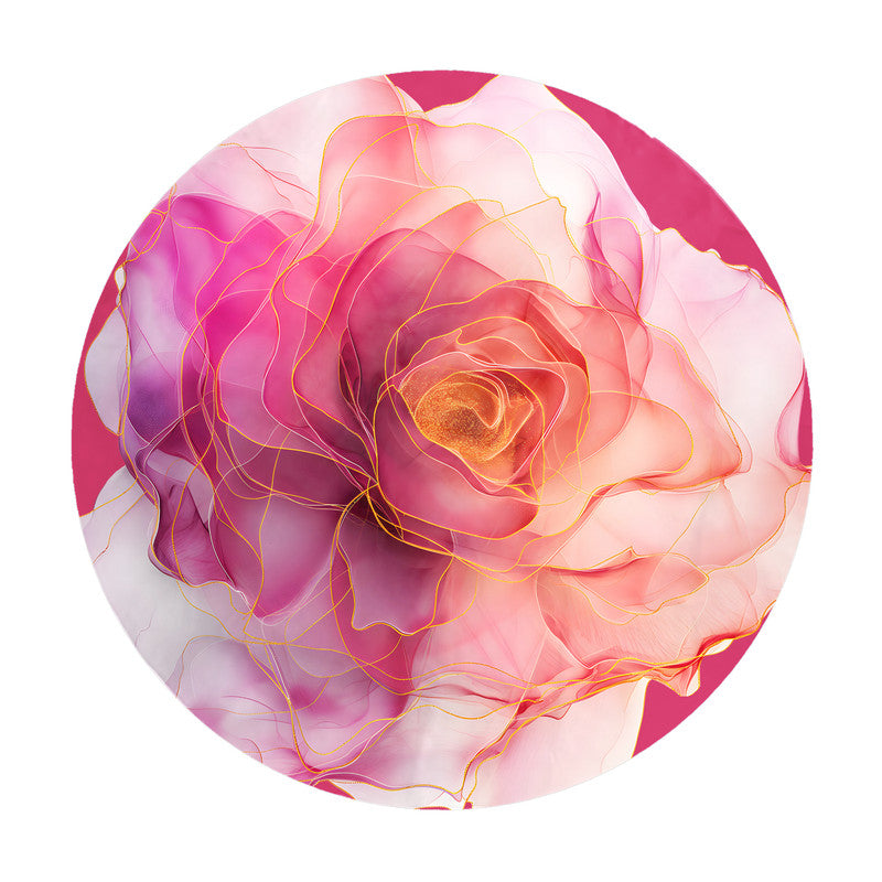 Precious Rose Round Tablecloth
