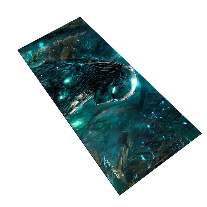 Predator Portrait Large Desk Pad by Wikus Schalkwyk