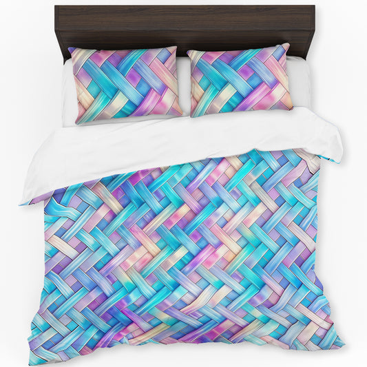 Prism Nebula Drift Duvet Cover Set