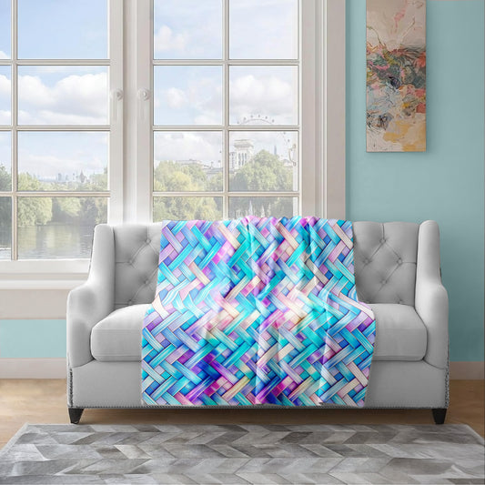 Prism Nebula Drift Light Weight Fleece Blanket
