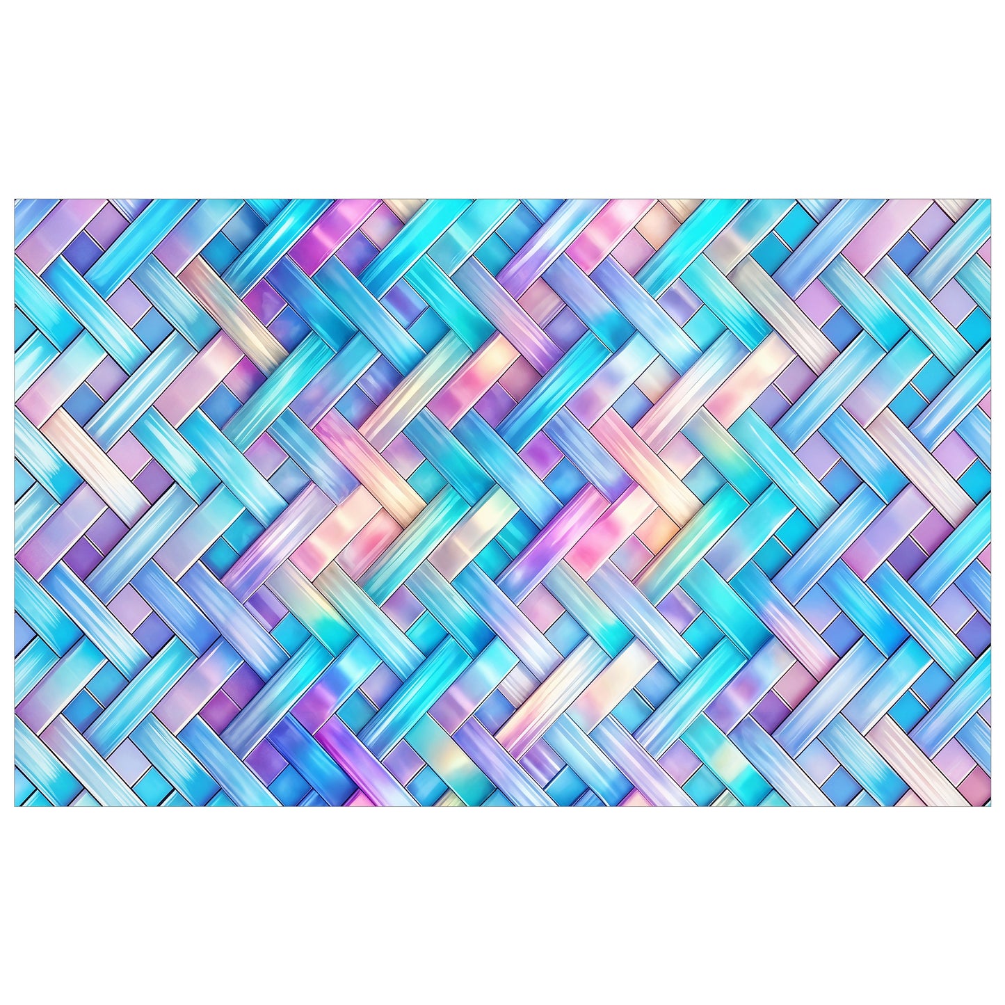 Prism Nebula Drift Rectangle Tablecloth