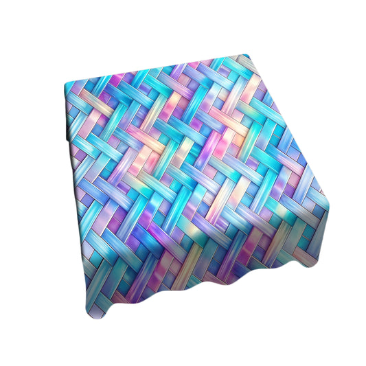 Prism Nebula Drift Square Tablecloth