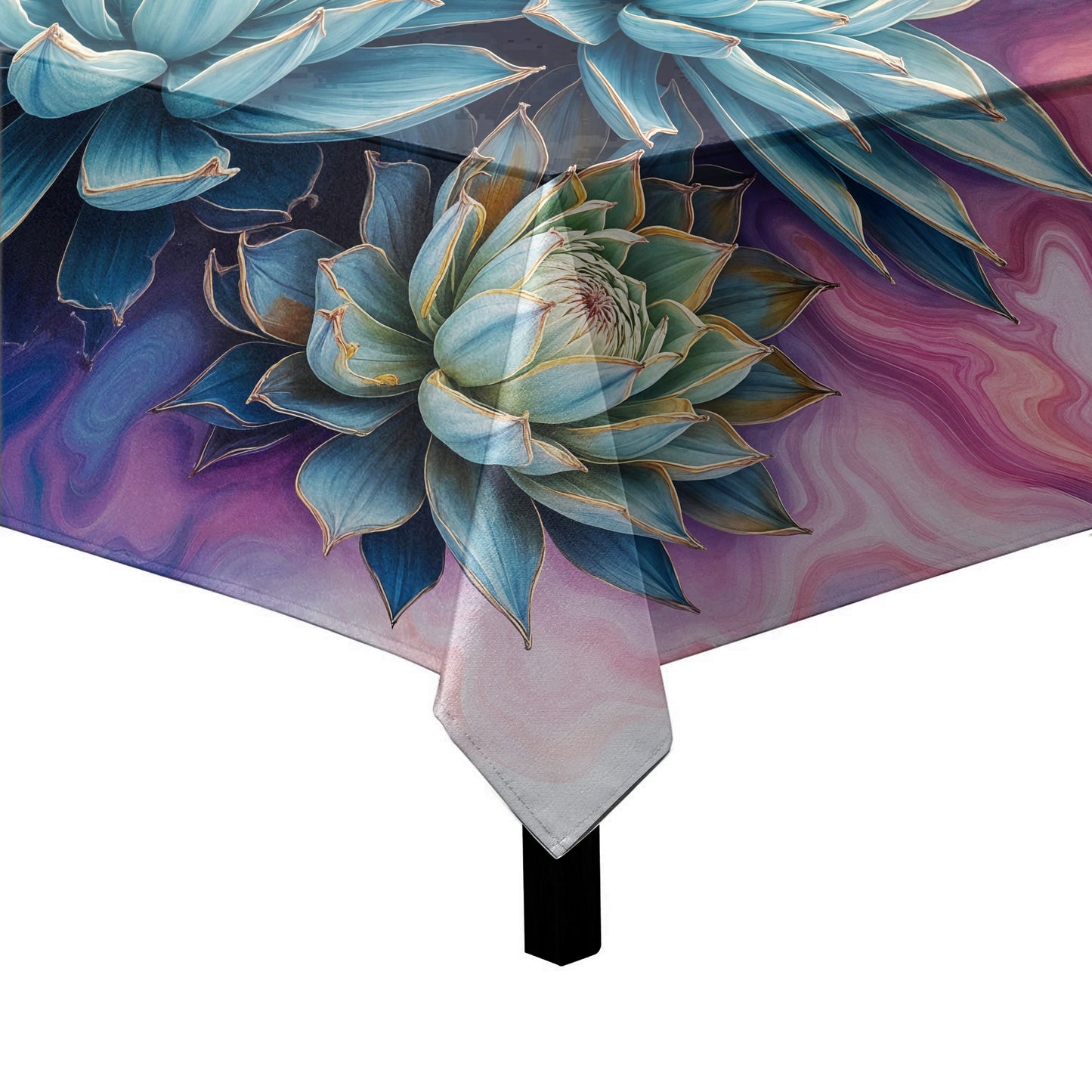 Prismatic Succulents Square Tablecloth
