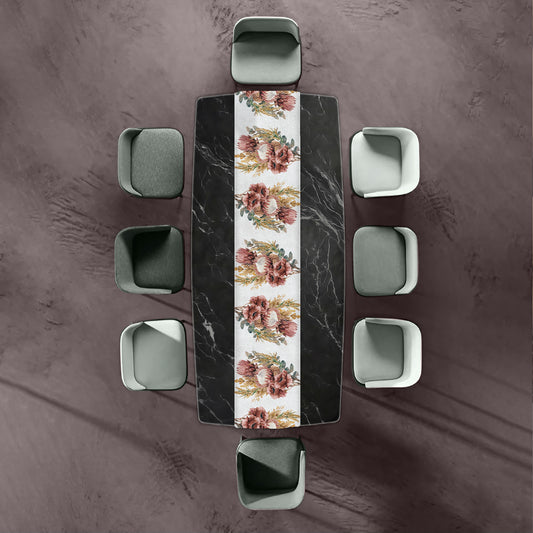 Protea Bouquet Table Runner by Mark van Vuuren