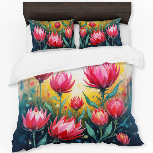 Protea Flow Duvet Cover Set