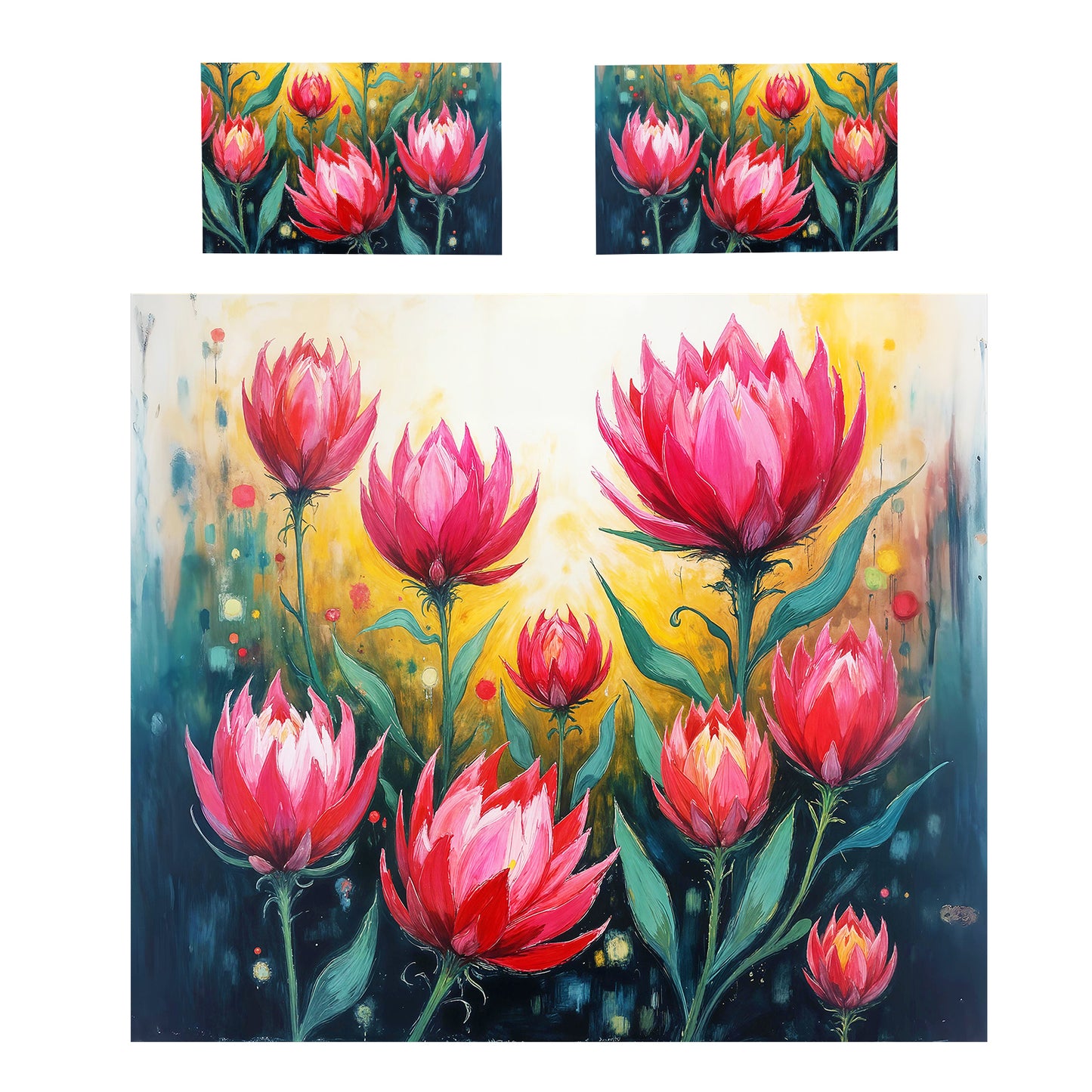 Protea Flow Duvet Cover Set