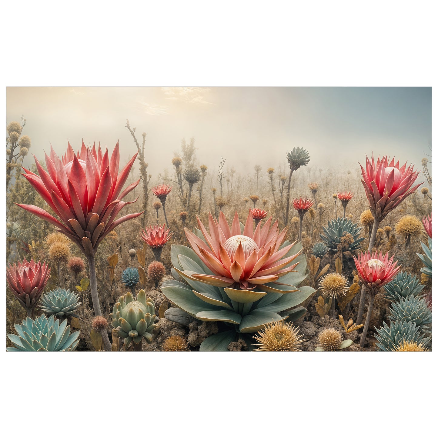 Protea Mirage Rectangle Tablecloth