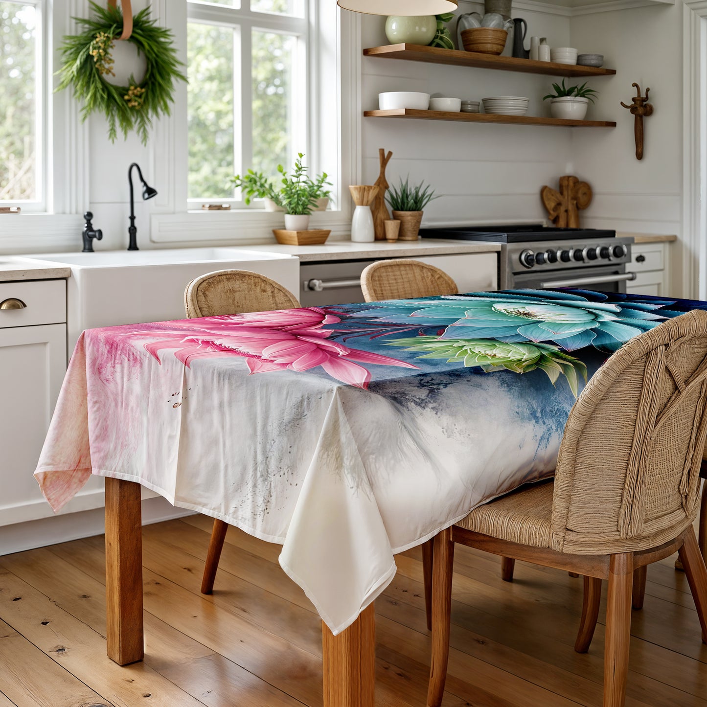 Protea Succulent Chromaflow Rectangle Tablecloth