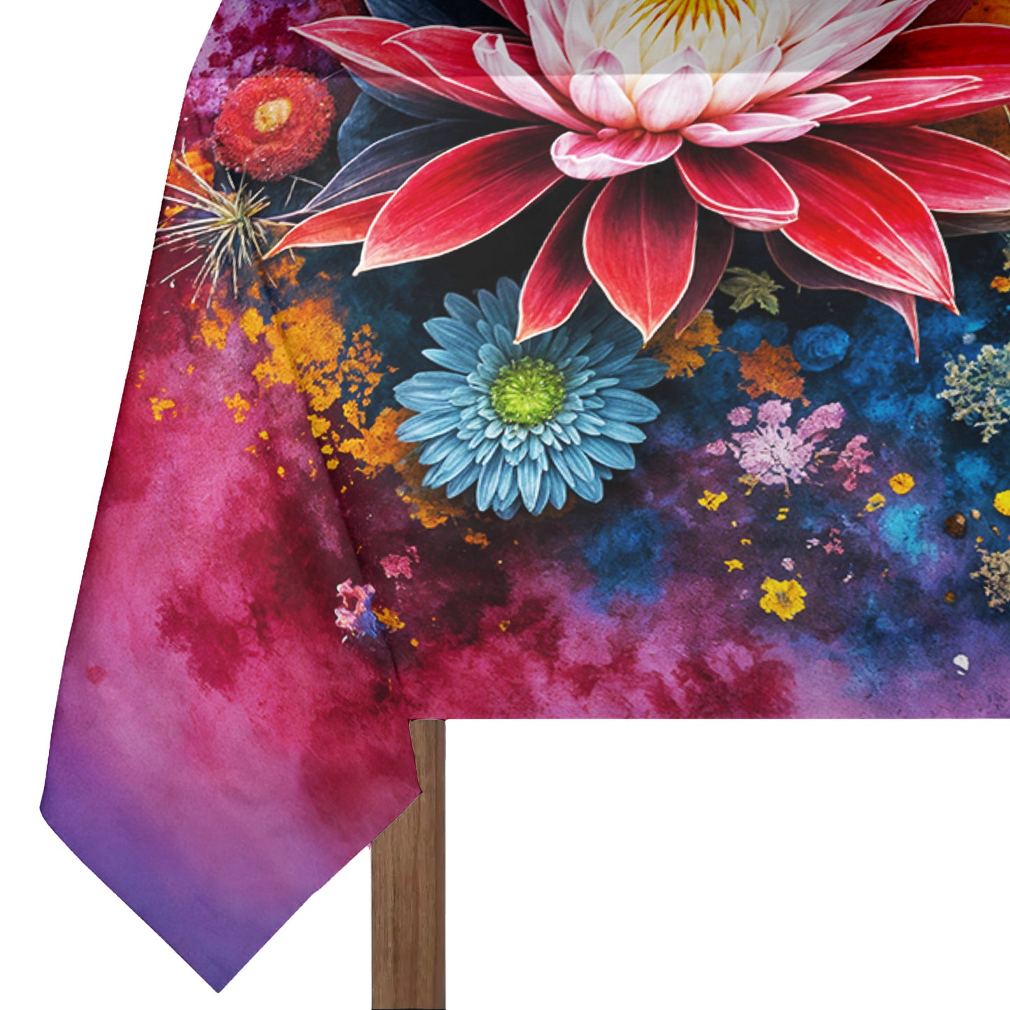 Protea Succulent Colorburst Rectangle Tablecloth
