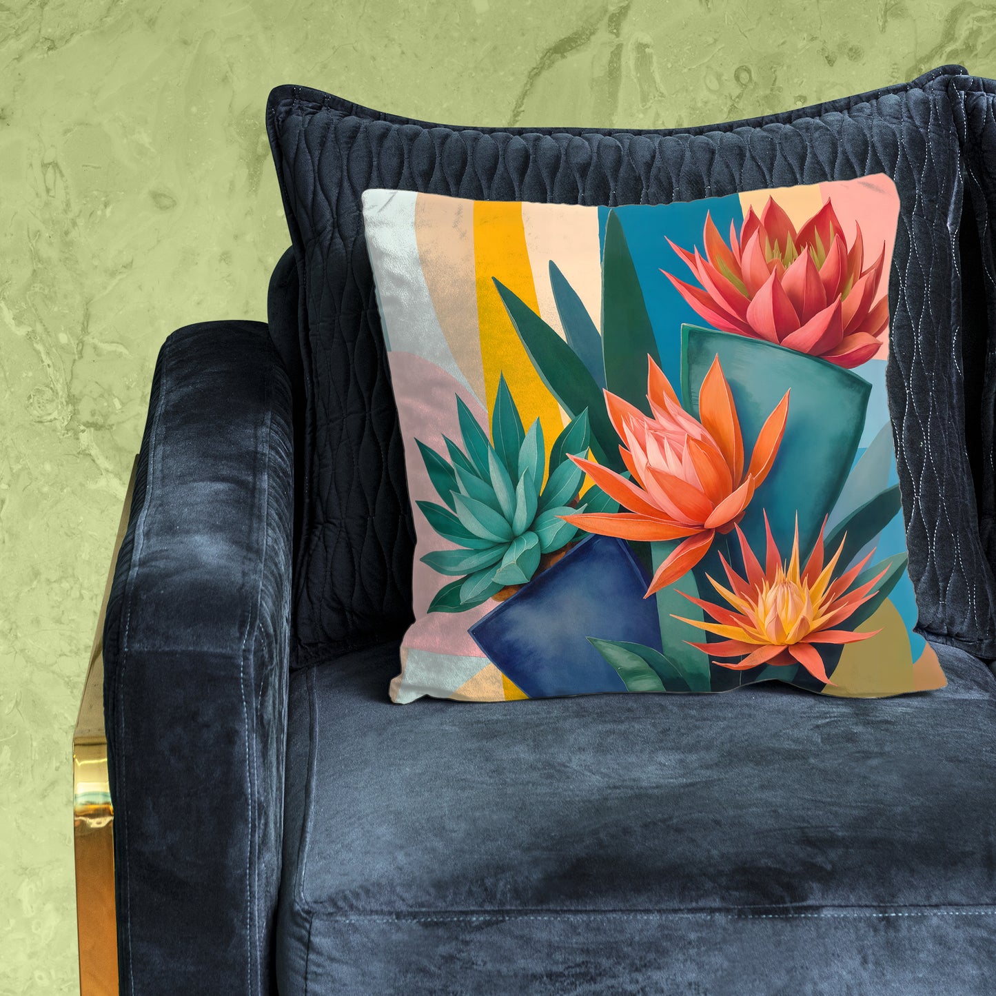 Protea Succulent Fractals Luxury Scatter