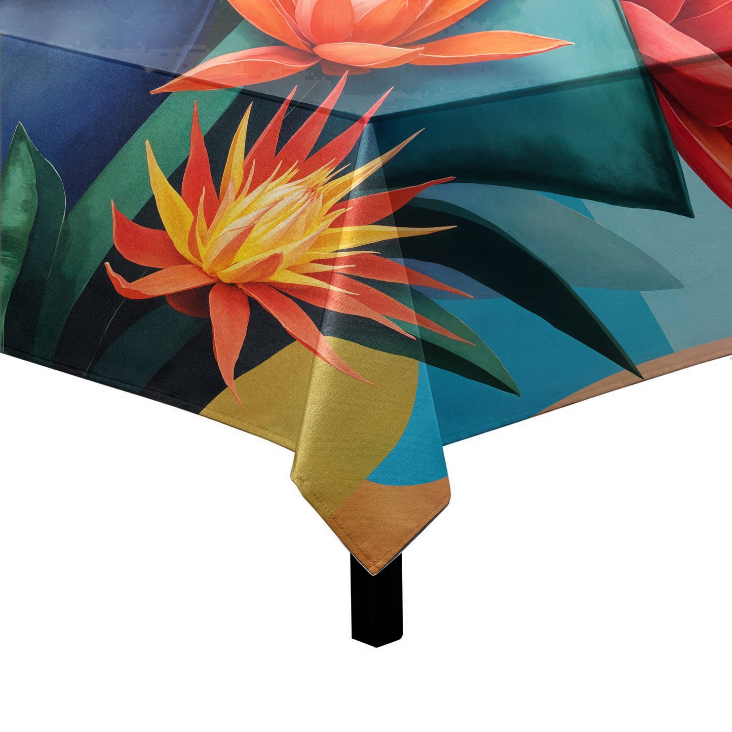 Protea Succulent Fractals Square Tablecloth
