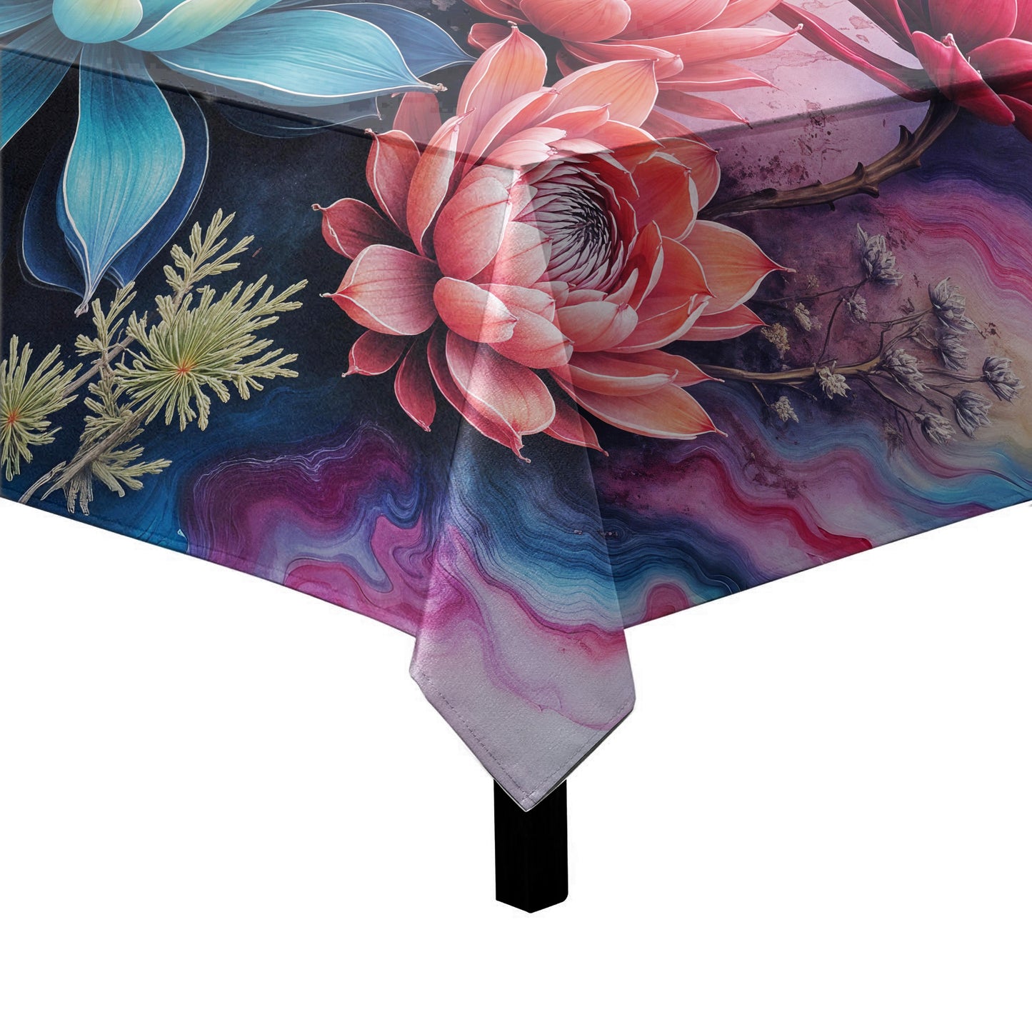Protea Succulent Radiance Square Tablecloth