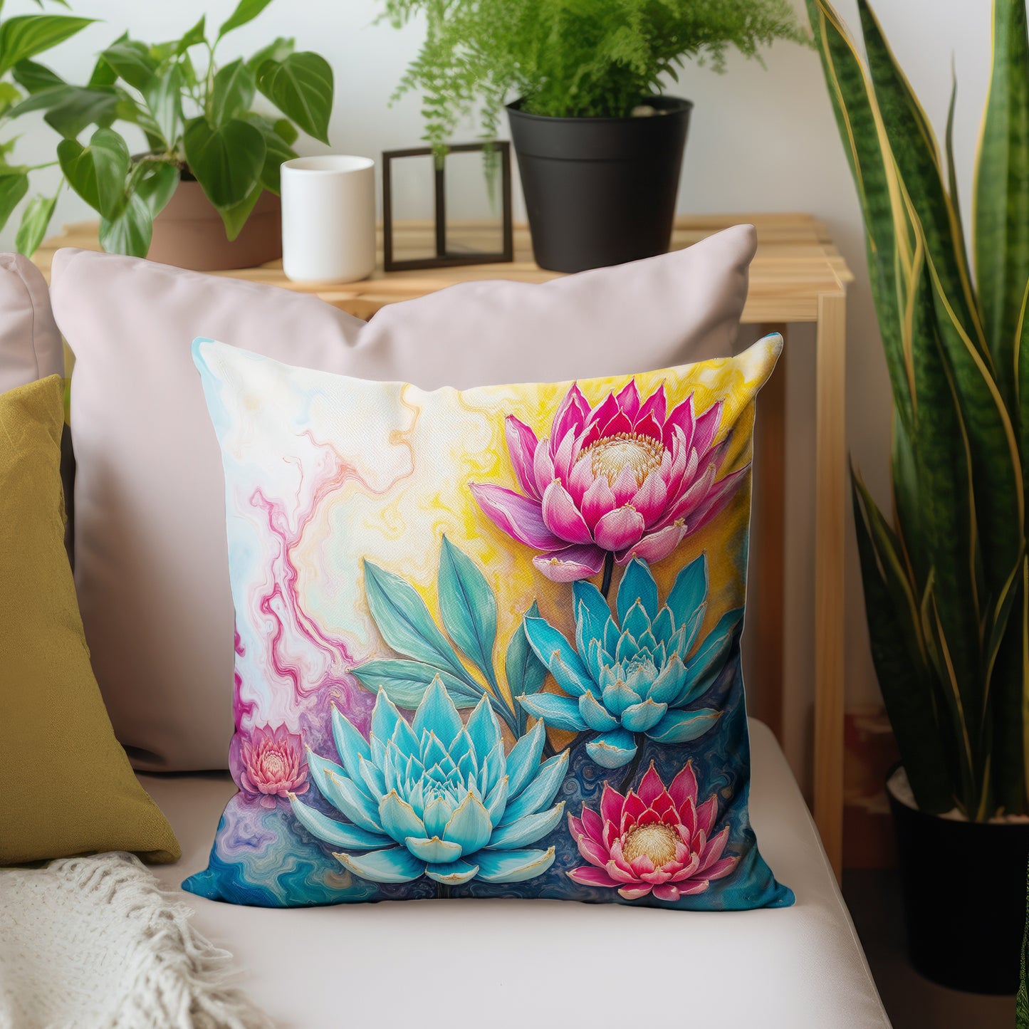Protea & Succulent Colorwave Luxury Scatter