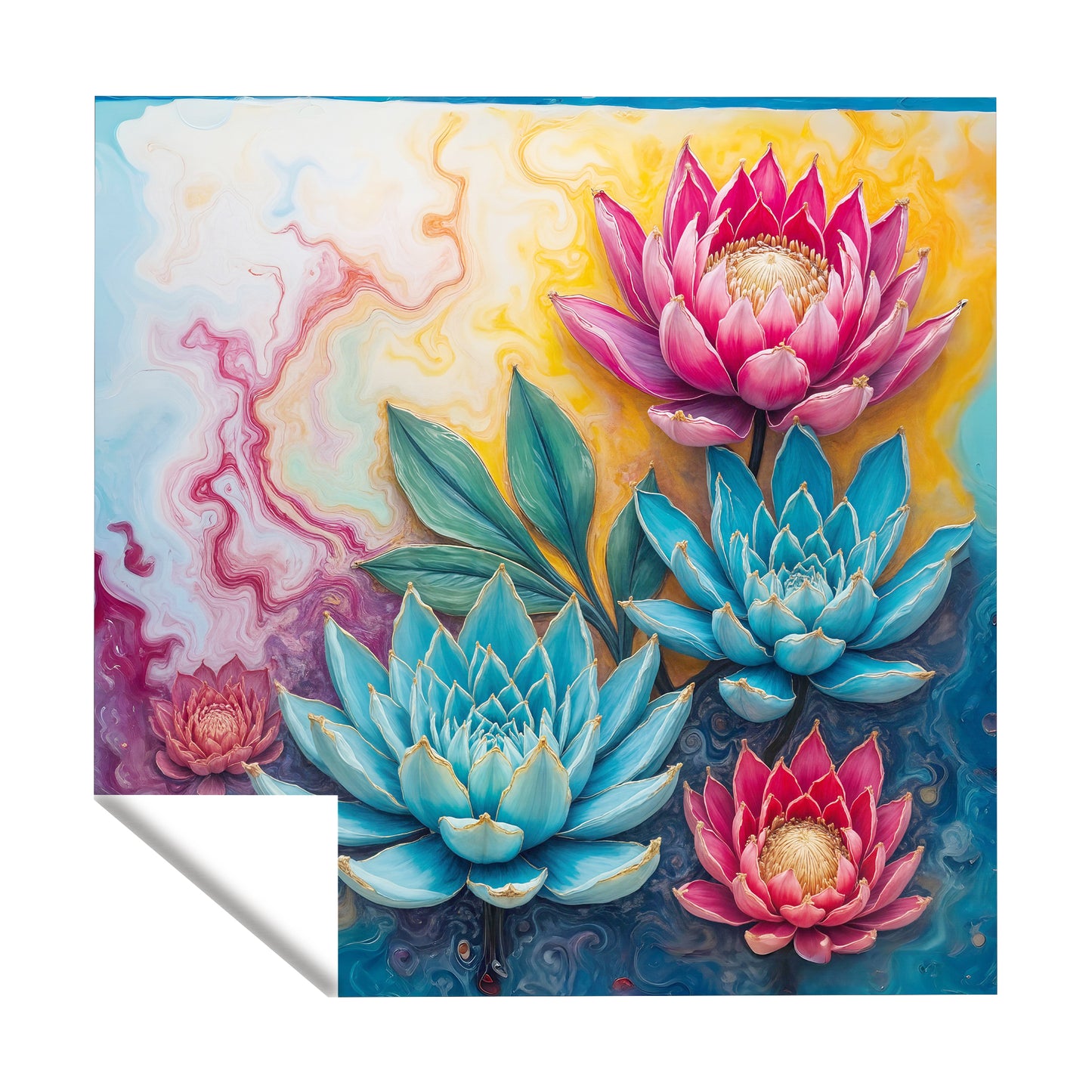 Protea & Succulent Colorwave Square Tablecloth