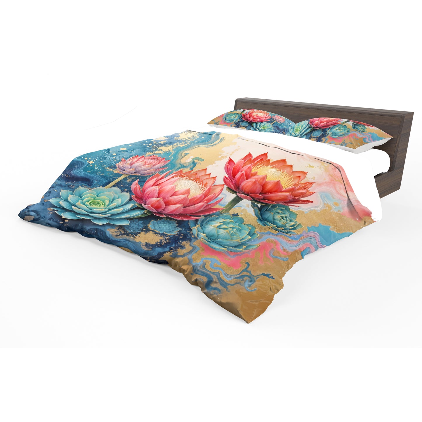 Protea & Succulent Daydream Duvet Cover Set