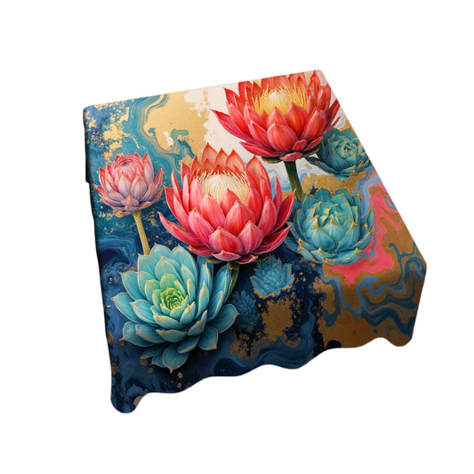 Protea & Succulent Daydream Square Tablecloth