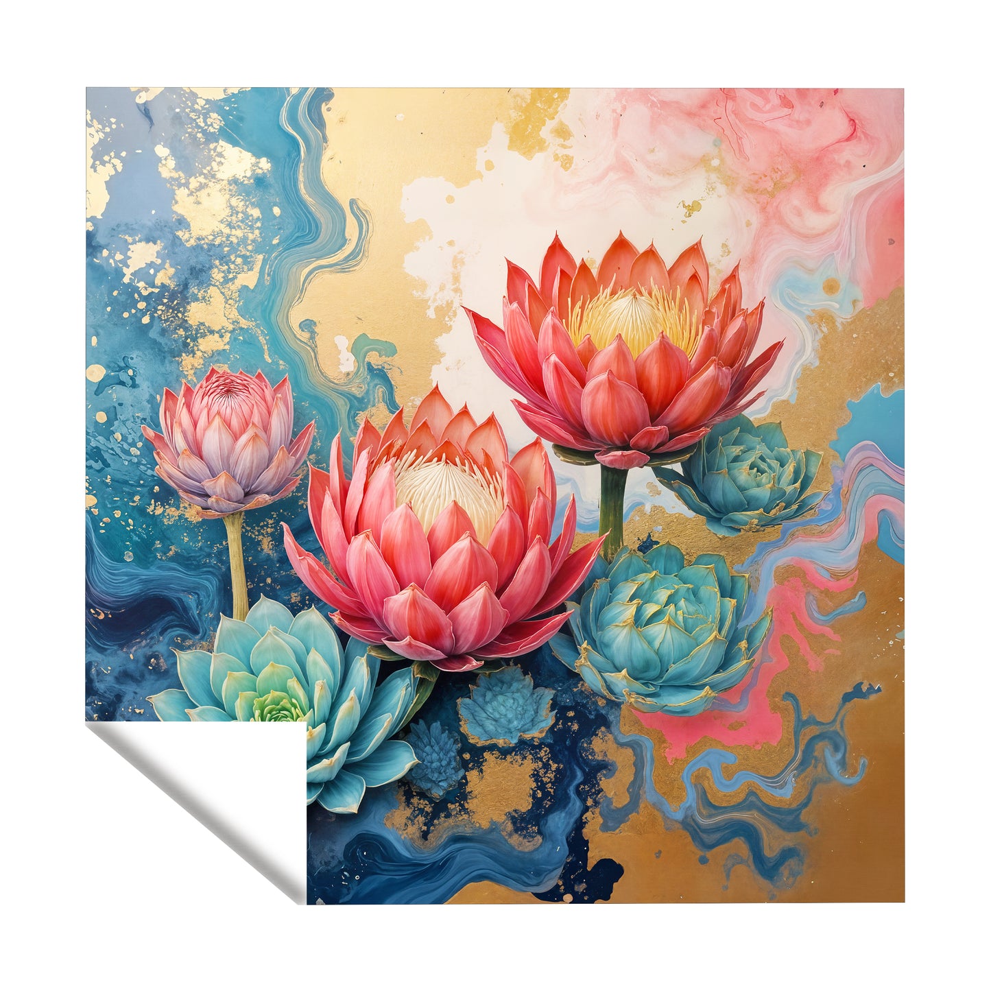 Protea & Succulent Daydream Square Tablecloth